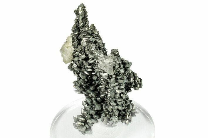 Glittering Marcasite Crystal Stalactites w/ Barite - Linwood Mine #251556